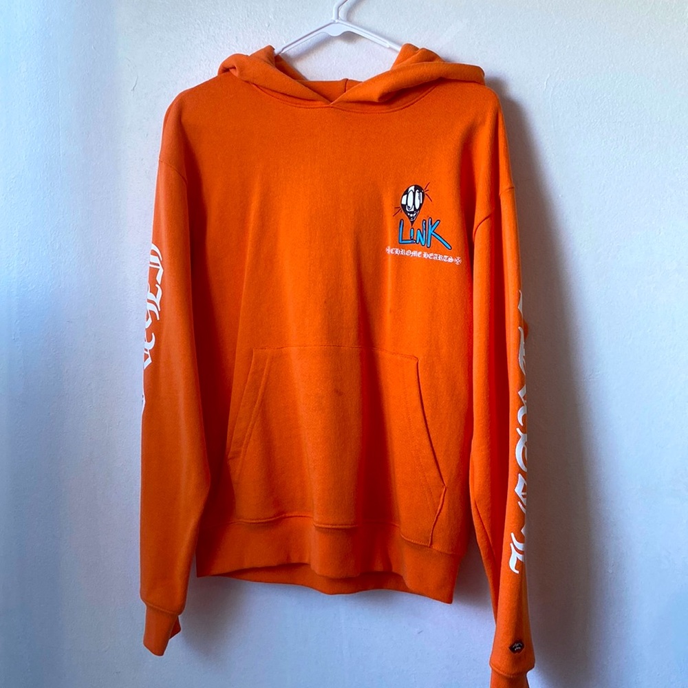 Chrome hearts matty boy orange hoodie